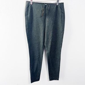 NWT J Jill ponte Heathered gray legging pants med petite
